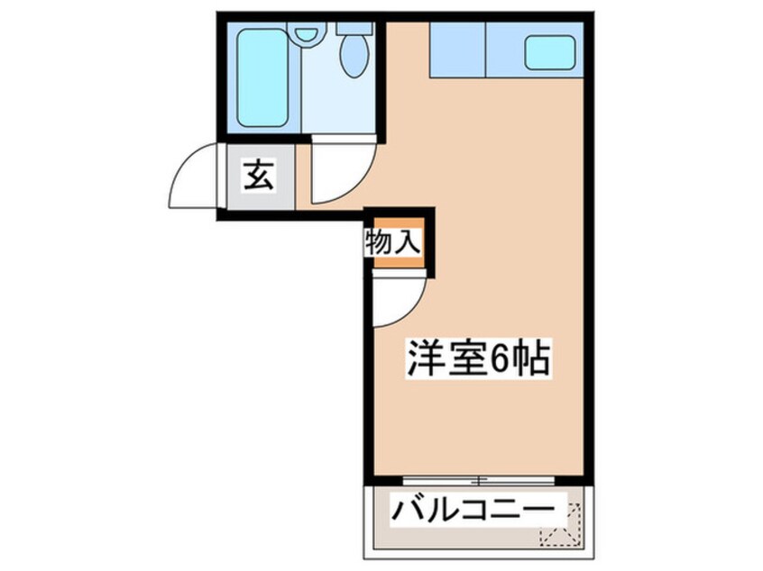 間取図 手島コーポ