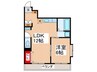 トキワ第２マンション 1LDKの間取り