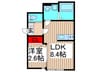 仮)KEIAI　RESIDENCE　上尾Ⅳ 1LDKの間取り