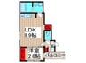 仮)KEIAI　RESIDENCE　上尾Ⅳ 1LDKの間取り