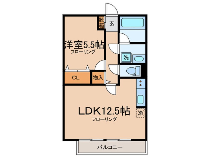 間取図 コモレビ大蔵Ｅ棟