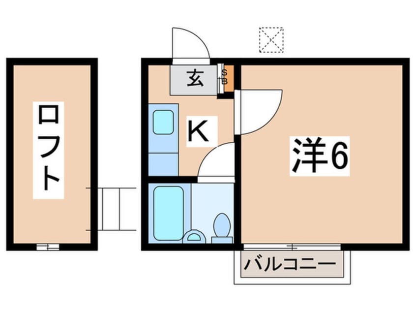 間取図 ニューベル白楽