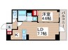 アルファプライム東陽町 1LDKの間取り