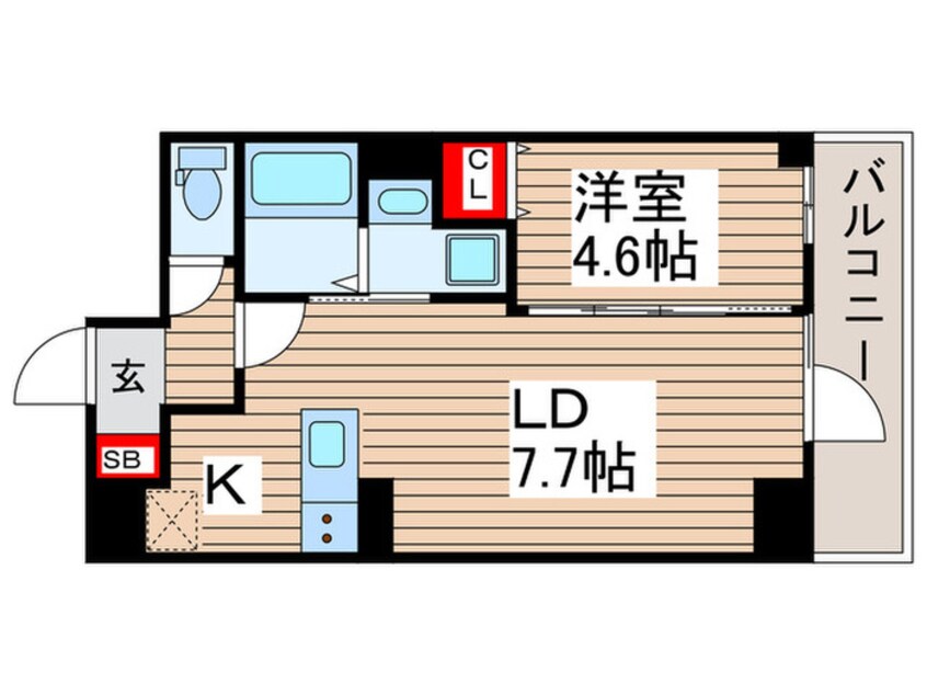間取図 アルファプライム東陽町