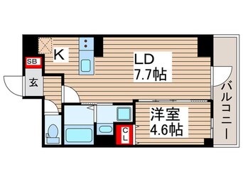 間取図 アルファプライム東陽町