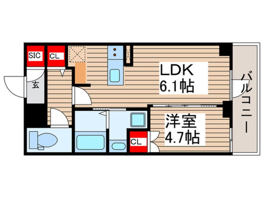 間取図 アルファプライム東陽町