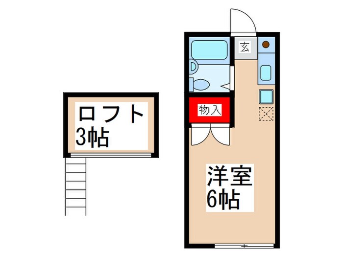 間取り図 アビタシオン国立