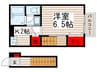 プレミ－ル 1Kの間取り