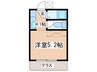 カルツールタマガワ 1Kの間取り