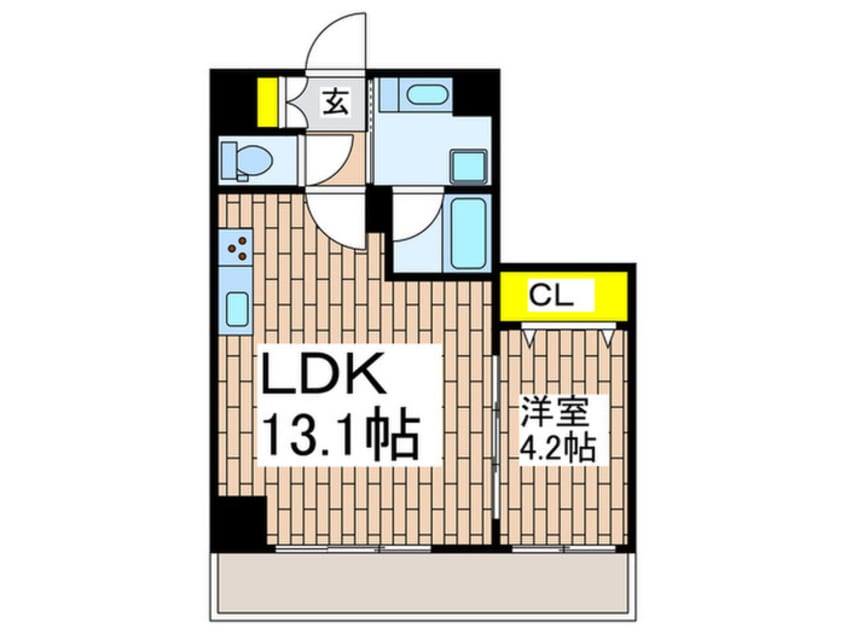 間取図 ＣＡＳＳＩＡ藤沢本町