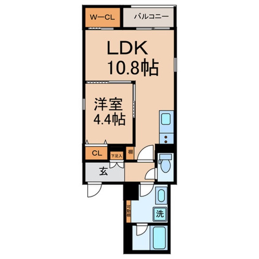 間取図 クラージュ森下