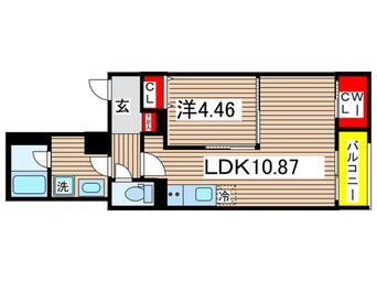 間取図 クラージュ森下