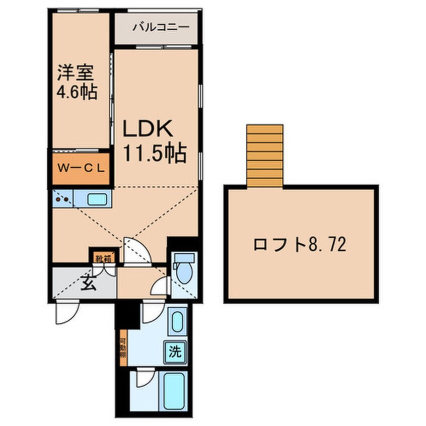 間取図 クラージュ森下