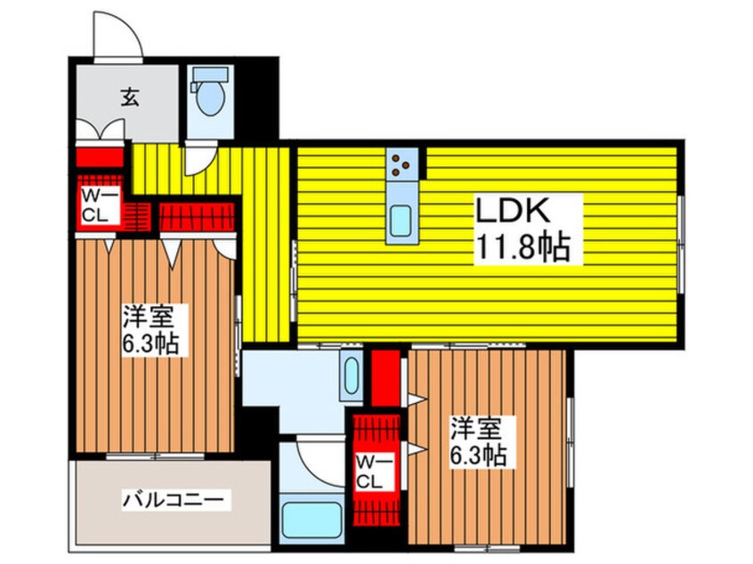 間取図 染