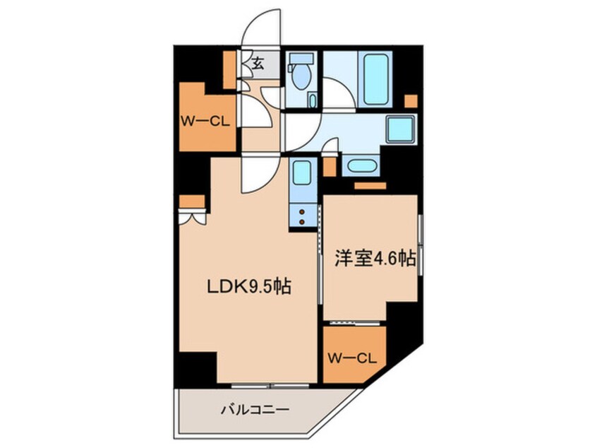 間取図 ｻﾞ・ﾊﾟｰｸﾊﾋﾞｵ文京目白台ﾌﾟﾚｲｽ