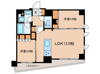 間取図 ｻﾞ・ﾊﾟｰｸﾊﾋﾞｵ文京目白台ﾌﾟﾚｲｽ