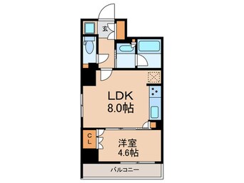 間取図 ｻﾞ・ﾊﾟｰｸﾊﾋﾞｵ文京目白台ﾌﾟﾚｲｽ