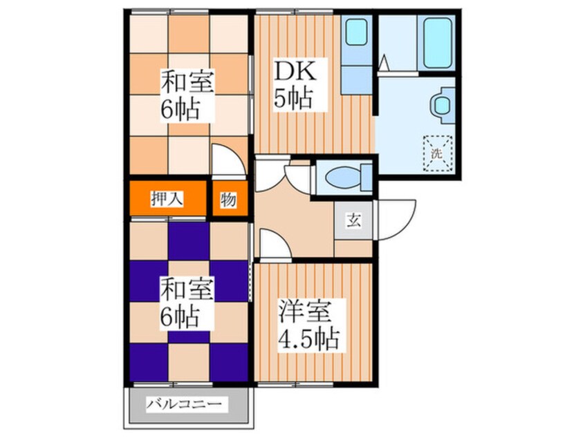 間取図 フレグランスピア