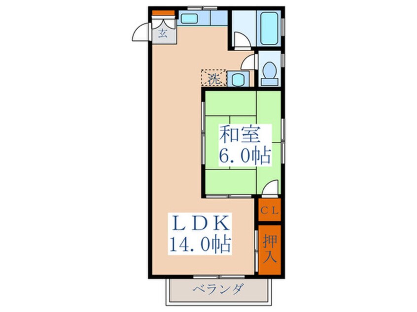 間取図 高杉ﾏﾝｼｮﾝ