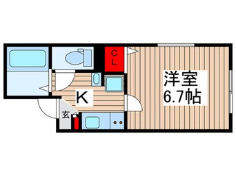 間取図 グランクオール北千住