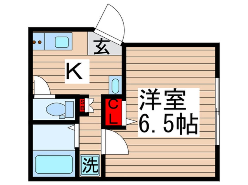 間取図 グランクオール北千住