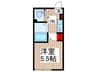 Sincrease柴又 1Kの間取り