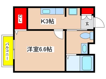 間取図 プレ・デ・ガール百合ヶ丘（２）