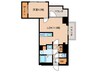 S-RESIDENCE高島平asolea 1LDKの間取り