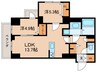 S-RESIDENCE高島平asolea 2LDKの間取り