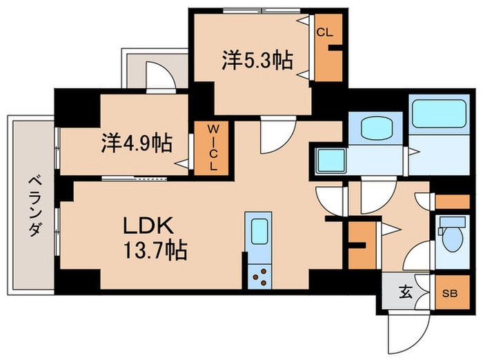 間取り図 S-RESIDENCE高島平asolea