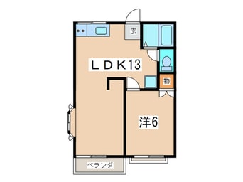 間取図 ファミ－ユⅠ