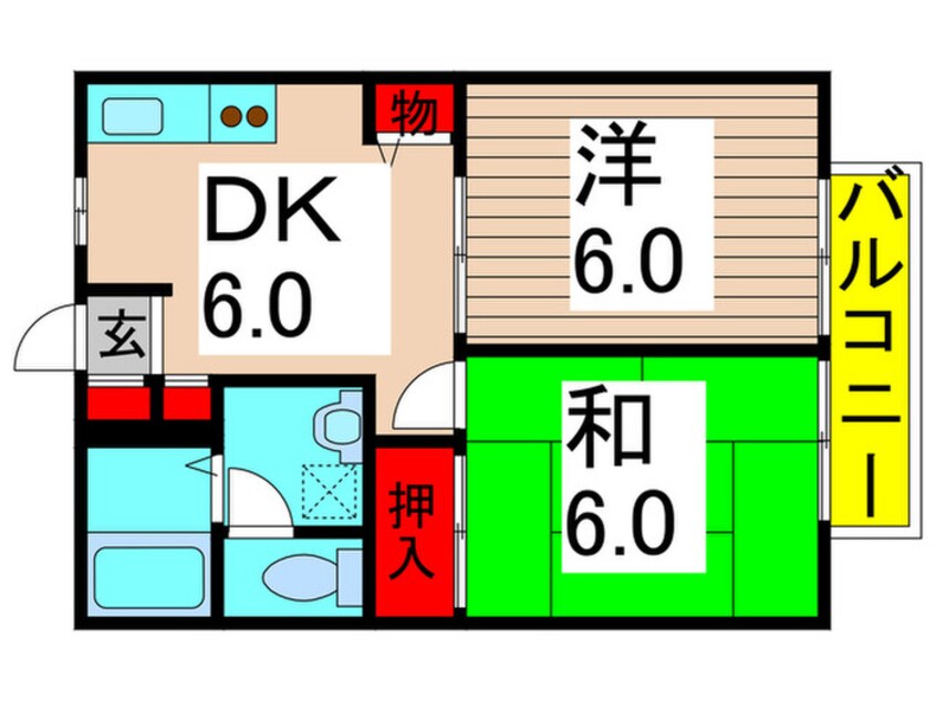 間取図 パークフラッツ六木