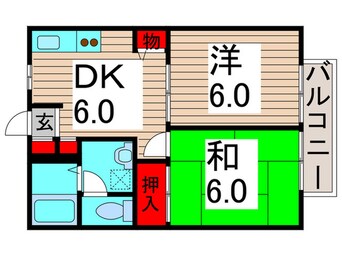 間取図 パークフラッツ六木