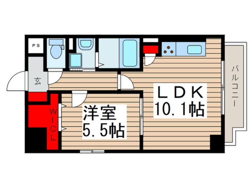 間取図 メゾンドソレイユ・シノハラ