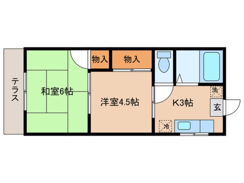 間取図 メゾン根木屋