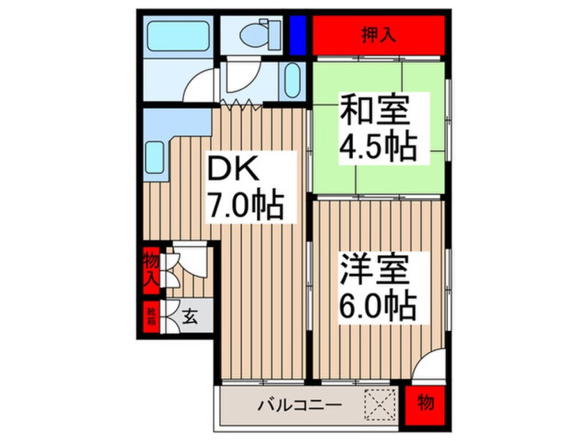 間取図 第５秋葉ビル