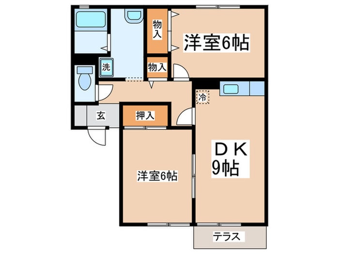 間取り図 サンモ－ルＣ