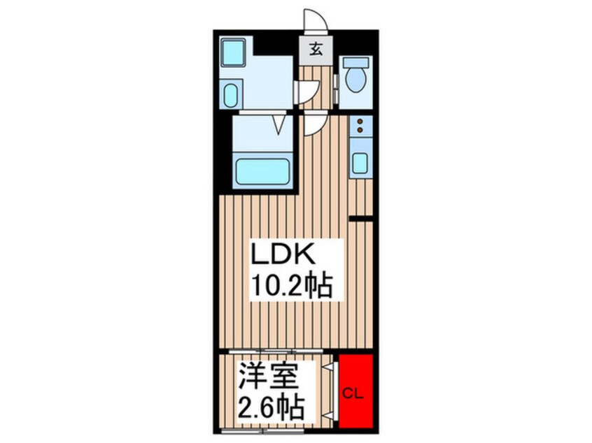 間取図 仮）KEIAI　RESIDENCE　蒲生