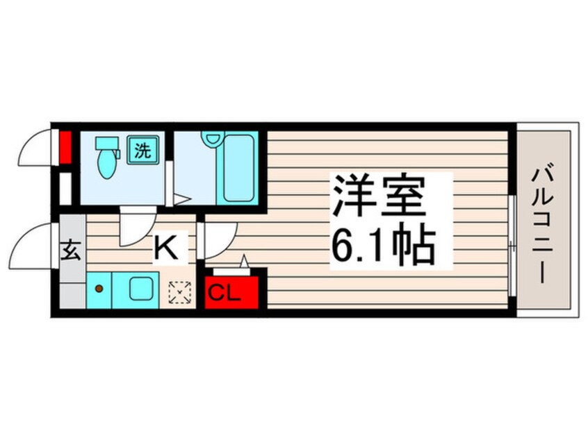 間取図 ｱｰﾍﾞｲﾝﾃﾗｽ西新井Ⅰ