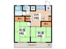 平井マンション 2DKの間取り