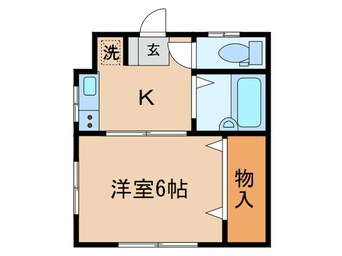 間取図 ハイツ長田Ⅱ