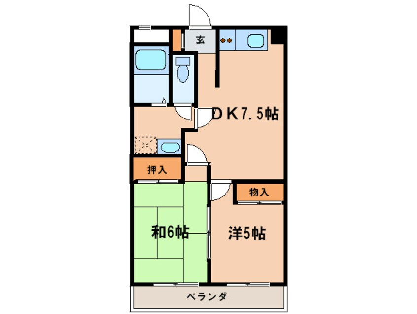 間取図 サチマンション