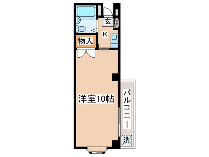 間取図 ジュネス鹿島