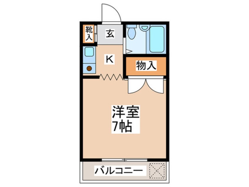 間取図 ジュネス鹿島