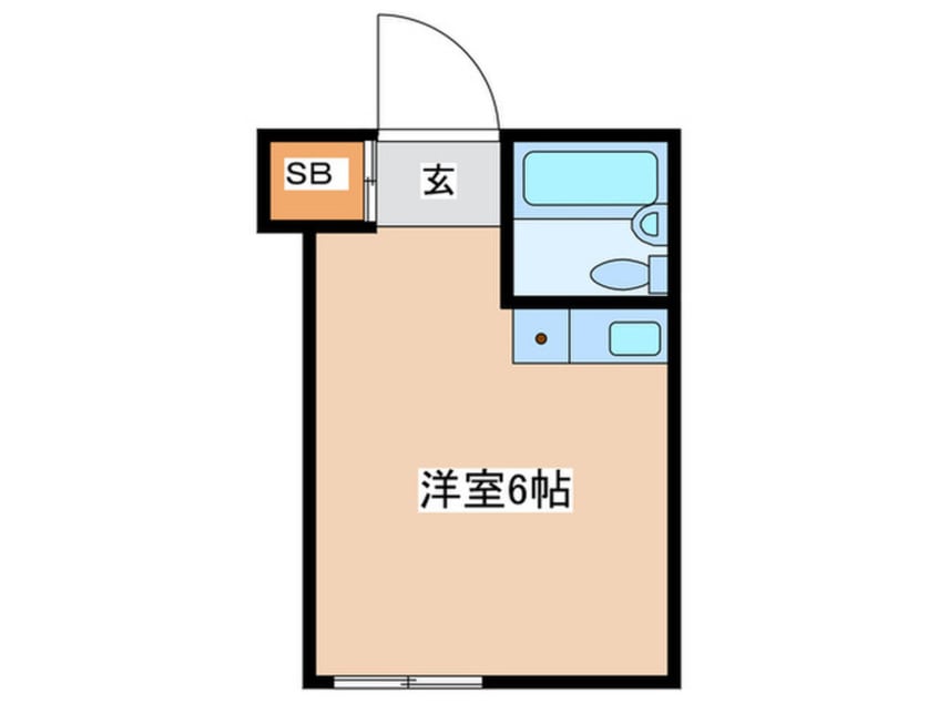 間取図 グリ－ンハイツ仙川(東側)