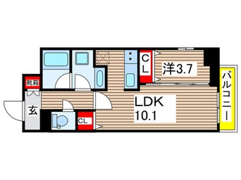 間取図 ルクレ両国