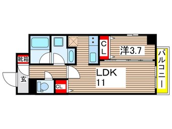 間取図 ルクレ両国