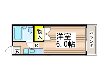 間取図 サンアベニュ－二葉