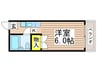 サンアベニュ－二葉 1Kの間取り
