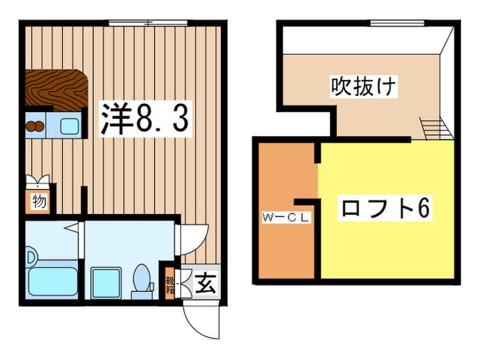 間取り図 プリマ十弐番館